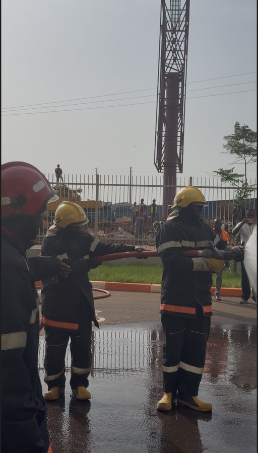 Exercice d’évacuation au siège social d’Orange Guinée